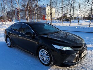 2021 Toyota Camry VIII (XV70), чёрный, 3800000 рублей, вид 4