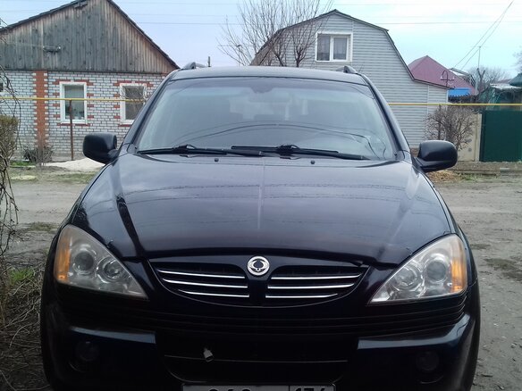 2007 SsangYong Kyron I Рестайлинг, чёрный