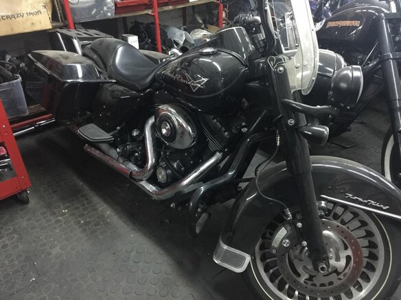2011 Harley-Davidson Road King, чёрный