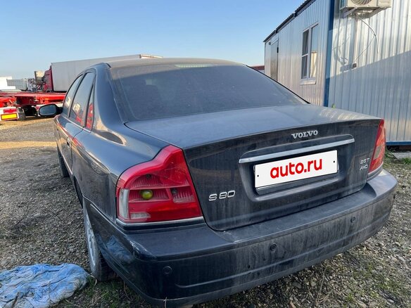 2006 Volvo S80 I Рестайлинг, чёрный - вид 4