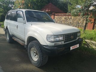 1996 Toyota Land Cruiser 80 Series Рестайлинг, белый, 900000 рублей, вид 1