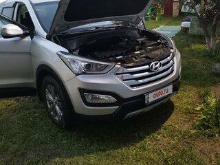 2013 Hyundai Santa Fe III, серебристый, 1600000 рублей, вид 3
