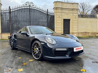 2016 Porsche 911 Turbo S VII (991) Рестайлинг, синий, 22000000 рублей, вид 1