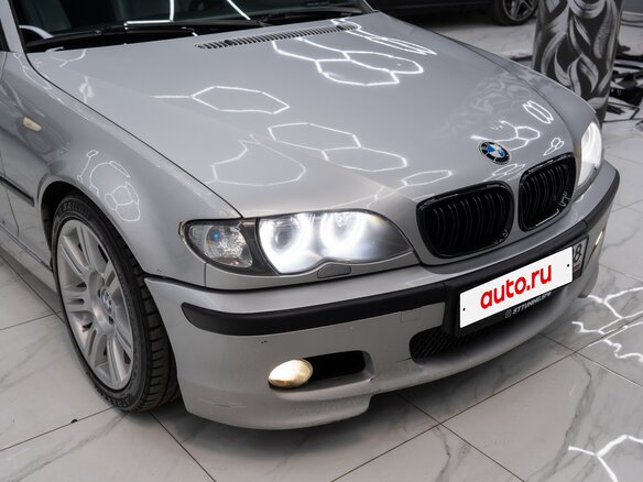 2003 BMW 3 серии 330i IV (E46) Рестайлинг, серебристый, 1000000 рублей - вид 11