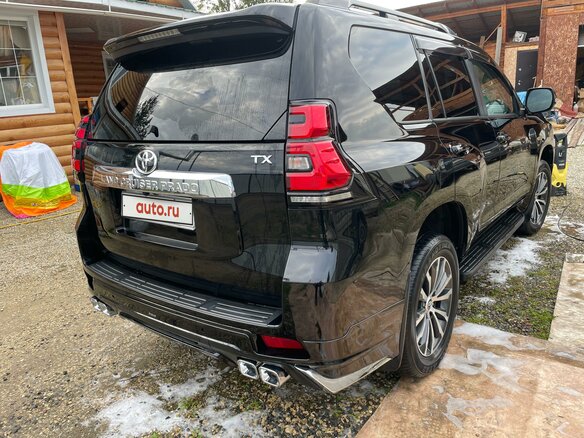 2020 Toyota Land Cruiser Prado 150 Series Рестайлинг 2, чёрный, 5150000 рублей - вид 2