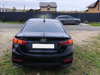 2019 Hyundai Solaris II, чёрный, 1600000 рублей, вид 4