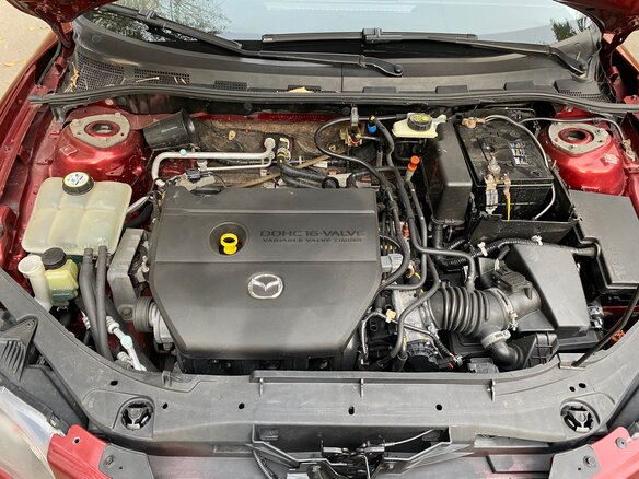 2008 Mazda 3 5-speed I (BK) Рестайлинг, пурпурный - вид 14