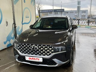 2021 Hyundai Santa Fe IV Рестайлинг, серый, 3500000 рублей, вид 1