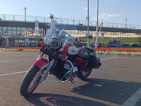 1995 Honda VT 1100, красный, 550000 рублей, вид 1