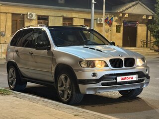 2002 BMW X5 3.0i I (E53), серебристый, 750000 рублей, вид 2
