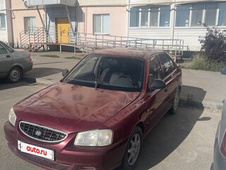 2000 Hyundai Accent II, красный, 171000 рублей, вид 1