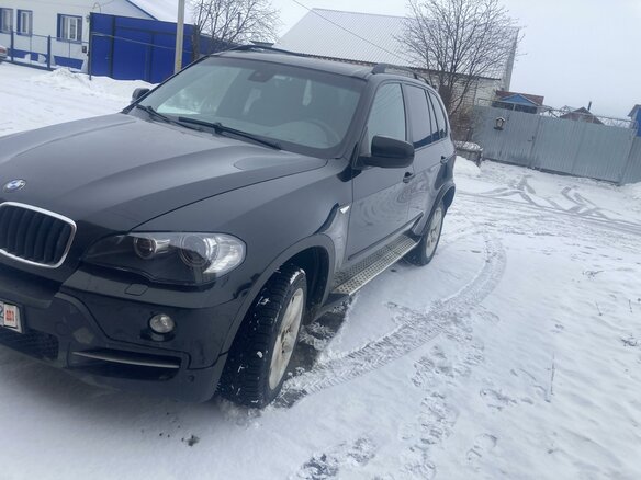 2007 BMW X5 3.0si II (E70), чёрный, 1300000 рублей - вид 2