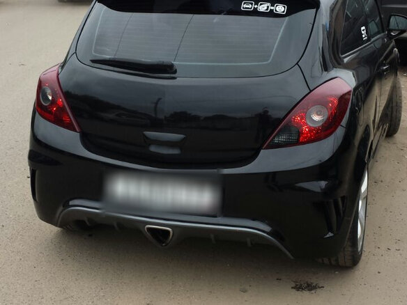 2008 Opel Corsa OPC D, чёрный