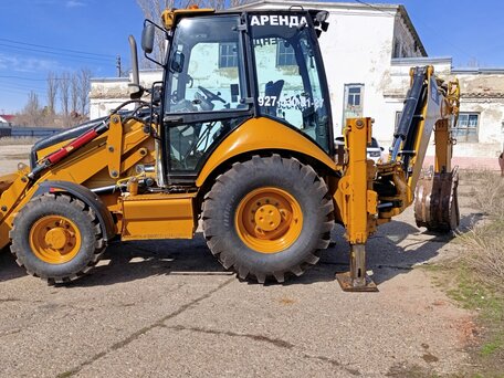 2008 Caterpillar 428, жёлтый, 5500000 рублей, вид 4