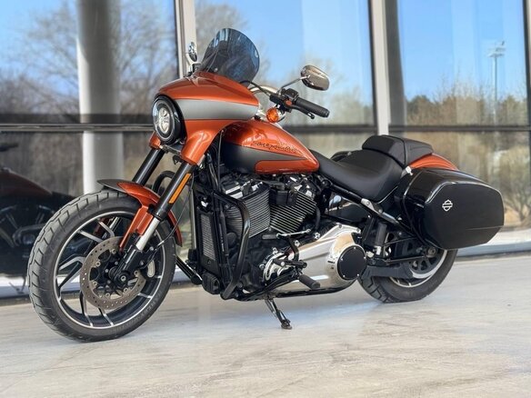 2018 Harley-Davidson Sport Glide, оранжевый - вид 3