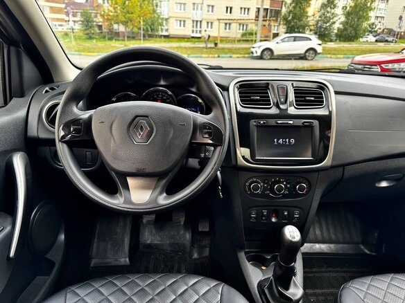2014 Renault Logan II, бежевый - вид 14