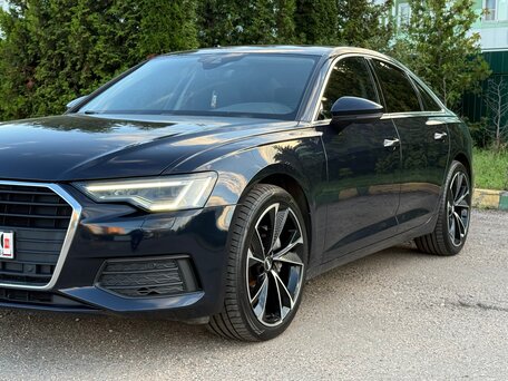 2021 Audi A6 45 TFSI V (C8), синий, 2850000 рублей, вид 3