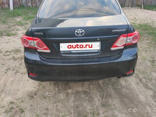 2012 Toyota Corolla X (E140, E150) Рестайлинг, чёрный, 1400000 рублей, вид 2