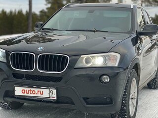 2013 BMW X3 20i xDrive II (F25), чёрный, 1700000 рублей, вид 1