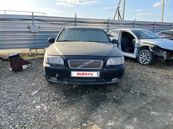 2006 Volvo S80 I Рестайлинг, чёрный