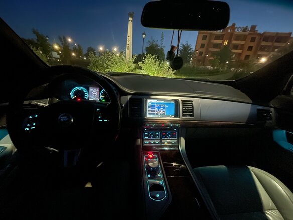 2008 Jaguar XF I, золотистый, 1050000 рублей - вид 7