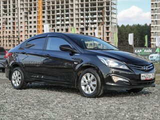 2016 Hyundai Solaris I Рестайлинг, чёрный, 1069000 рублей, вид 4