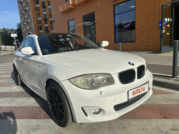 2011 BMW 1 серии 125i I (E82/E88) Рестайлинг 2, белый, 1515000 рублей - вид 6