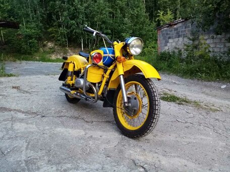 1972 Урал M-66, жёлтый, 350000 рублей, вид 4