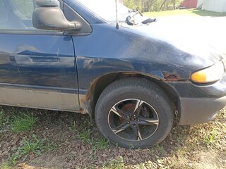 2000 Chrysler Voyager III, синий, 110000 рублей, вид 4