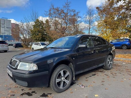 2008 Skoda Octavia I (A4) Рестайлинг, чёрный, 499000 рублей, вид 1
