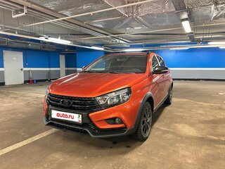 2019 Lada (ВАЗ) Vesta SW Cross I, оранжевый, 720000 рублей, вид 3