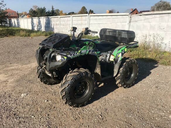 2014 Yamaha Grizzly 700, чёрный - вид 3