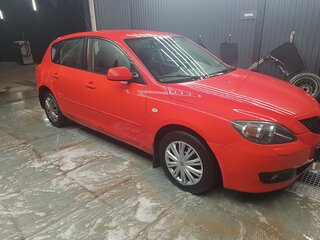 2007 Mazda 3 I (BK) Рестайлинг, красный, 525000 рублей, вид 3