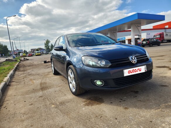 2010 Volkswagen Golf VI, синий - вид 2