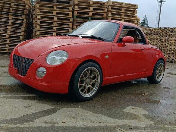 2003 Daihatsu Copen I, красный, 950000 рублей - вид 9
