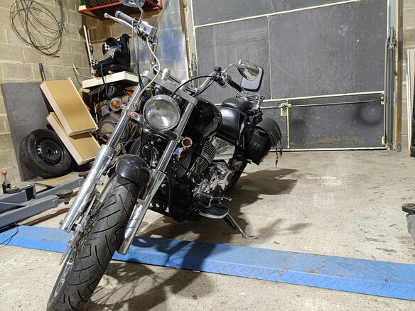 2004 Yamaha XVS400 Drag Star, чёрный, 380000 рублей - вид 14