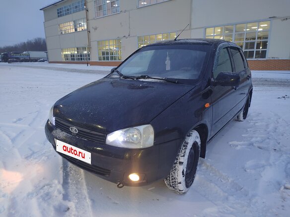 2013 Lada (ВАЗ) Kalina I, чёрный, 385000 рублей - вид 1