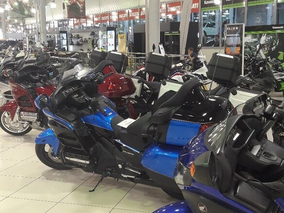 2017 Honda GL 1800 Gold Wing, синий, 3500000 рублей - вид 9