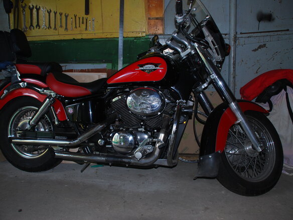 2000 Honda Shadow 750, чёрный, 450000 рублей - вид 3