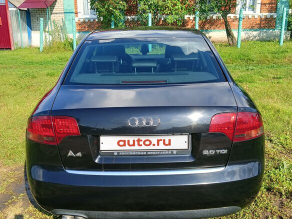 2006 Audi A4 8V III (B7), чёрный, 800000 рублей - вид 6