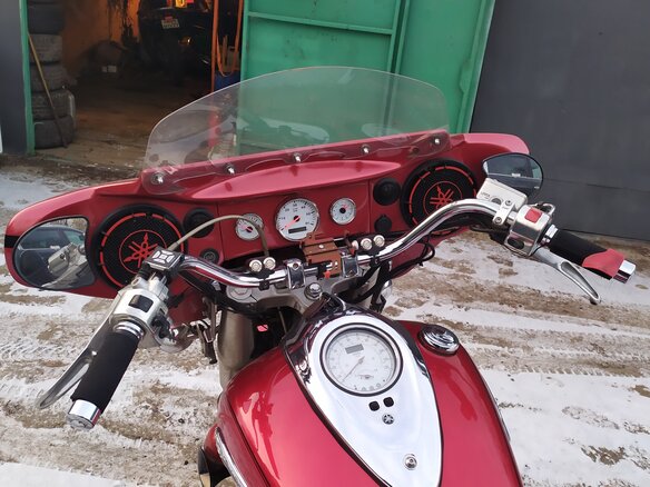 2006 Yamaha XV 1700 Road Star, красный, 550000 рублей - вид 4