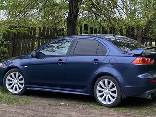 2007 Mitsubishi Lancer X, синий, 780000 рублей, вид 4