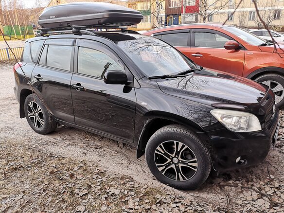 2008 Toyota RAV4 III (XA30), чёрный - вид 3