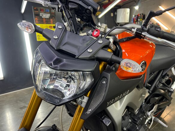 2014 Yamaha MT-09 (FZ-09), оранжевый - вид 9