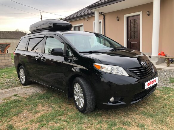 2012 Toyota Sienna III, чёрный, 2535000 рублей - вид 8