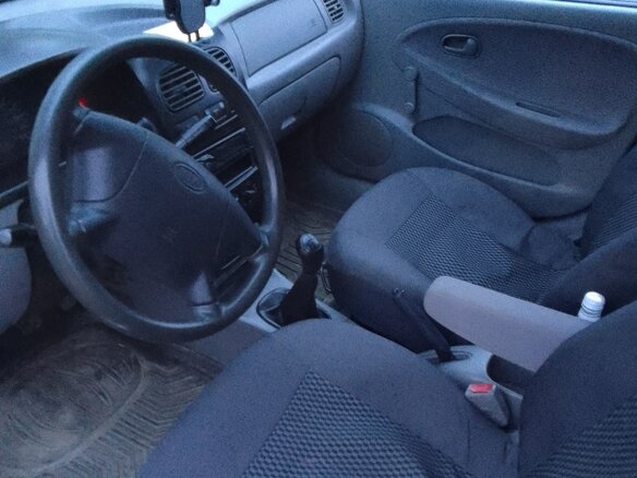 2002 Kia Rio I, зелёный, 150000 рублей - вид 3