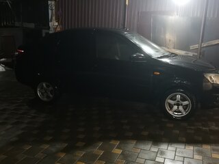 2014 Lada (ВАЗ) Granta I, чёрный, 360000 рублей, вид 5