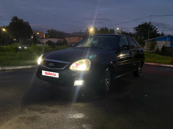 2008 Lada (ВАЗ) Priora I, синий, 350000 рублей