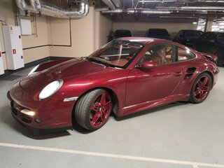 2008 Porsche 911 Turbo VI (997), пурпурный, 8200000 рублей, вид 2