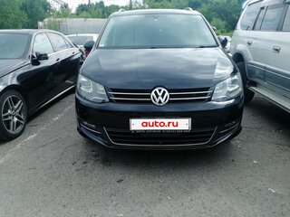2012 Volkswagen Sharan II, чёрный, 907000 рублей, вид 2